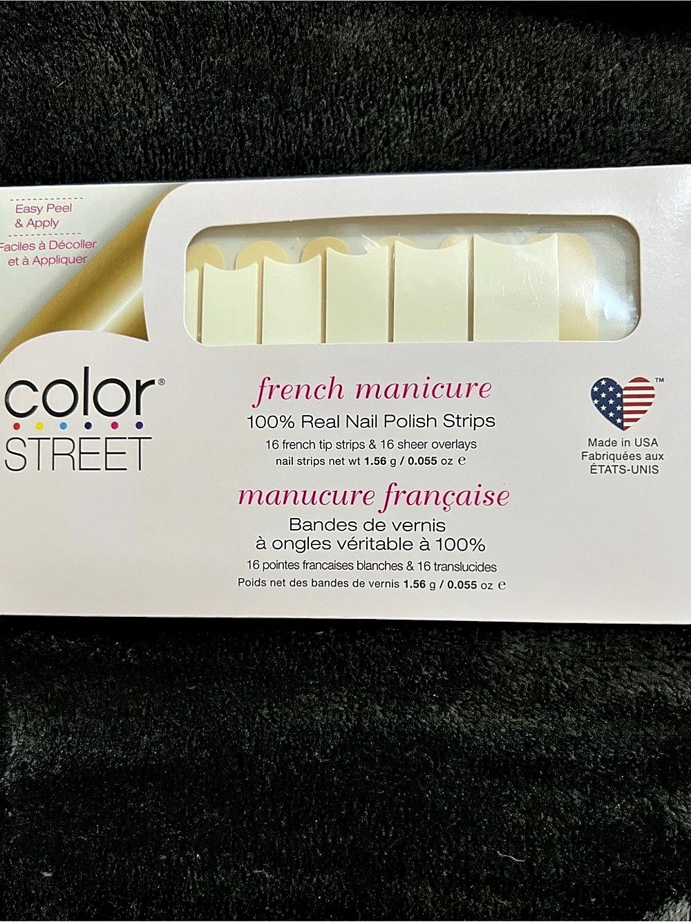 Color Street French Manicure Nail Polish Strips NWT